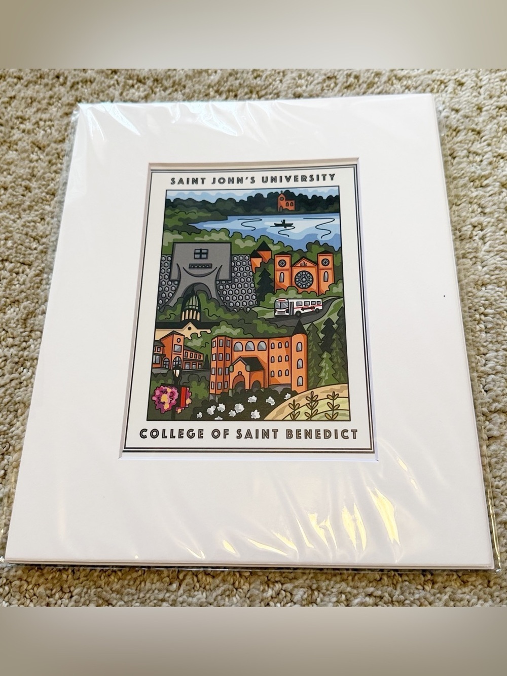 Saint Johns University / College of Saint Benedict Campus Art Print Minnesota